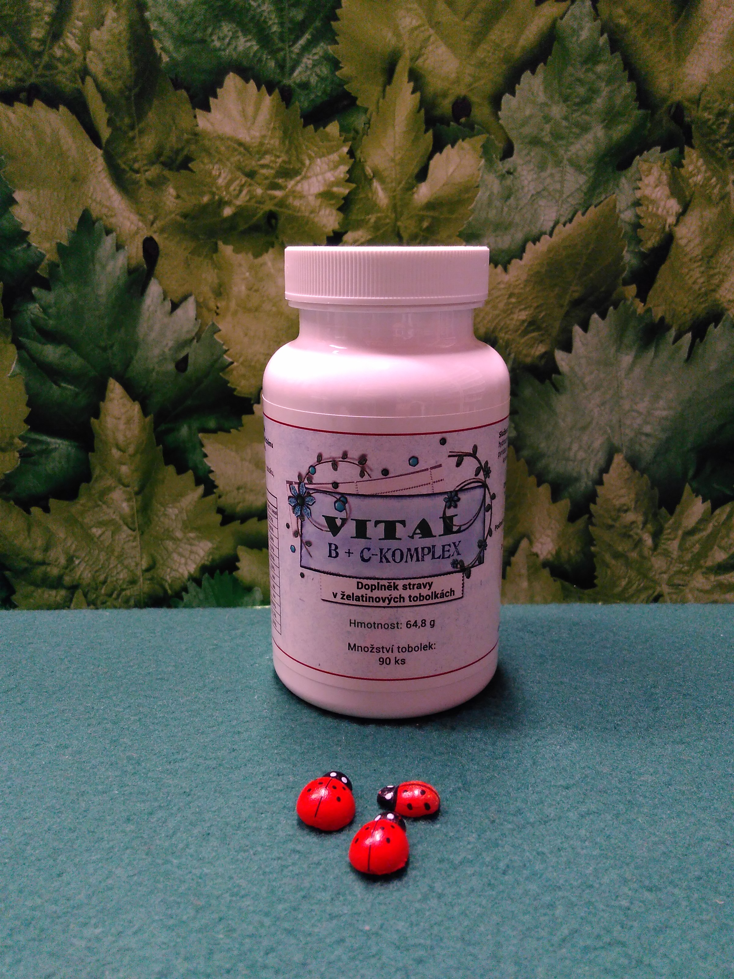 Vitaminy Vital B+C komplex nezbytný pro kuřáky